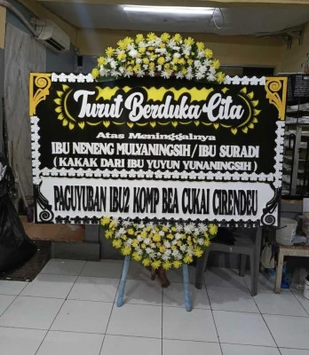 Papan Bunga di Cisalak Pasar Cimanggis